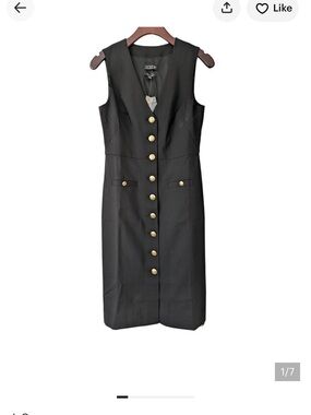 J.Crew Gray Midi Dress
